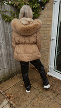 Load image into Gallery viewer, Blair Fur Hood Coat
