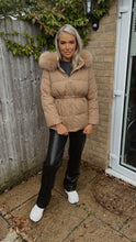 Load image into Gallery viewer, Blair Fur Hood Coat
